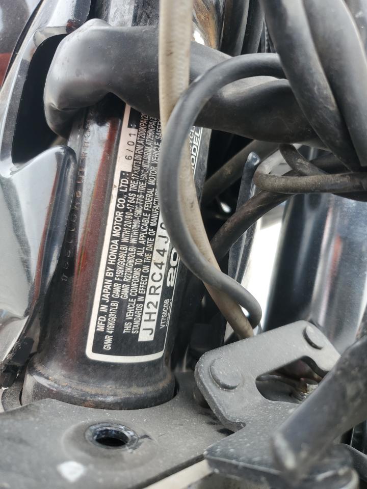 2002 Honda Vt750 Cdb VIN: JH2RC44J02M011334 Lot: 80101155
