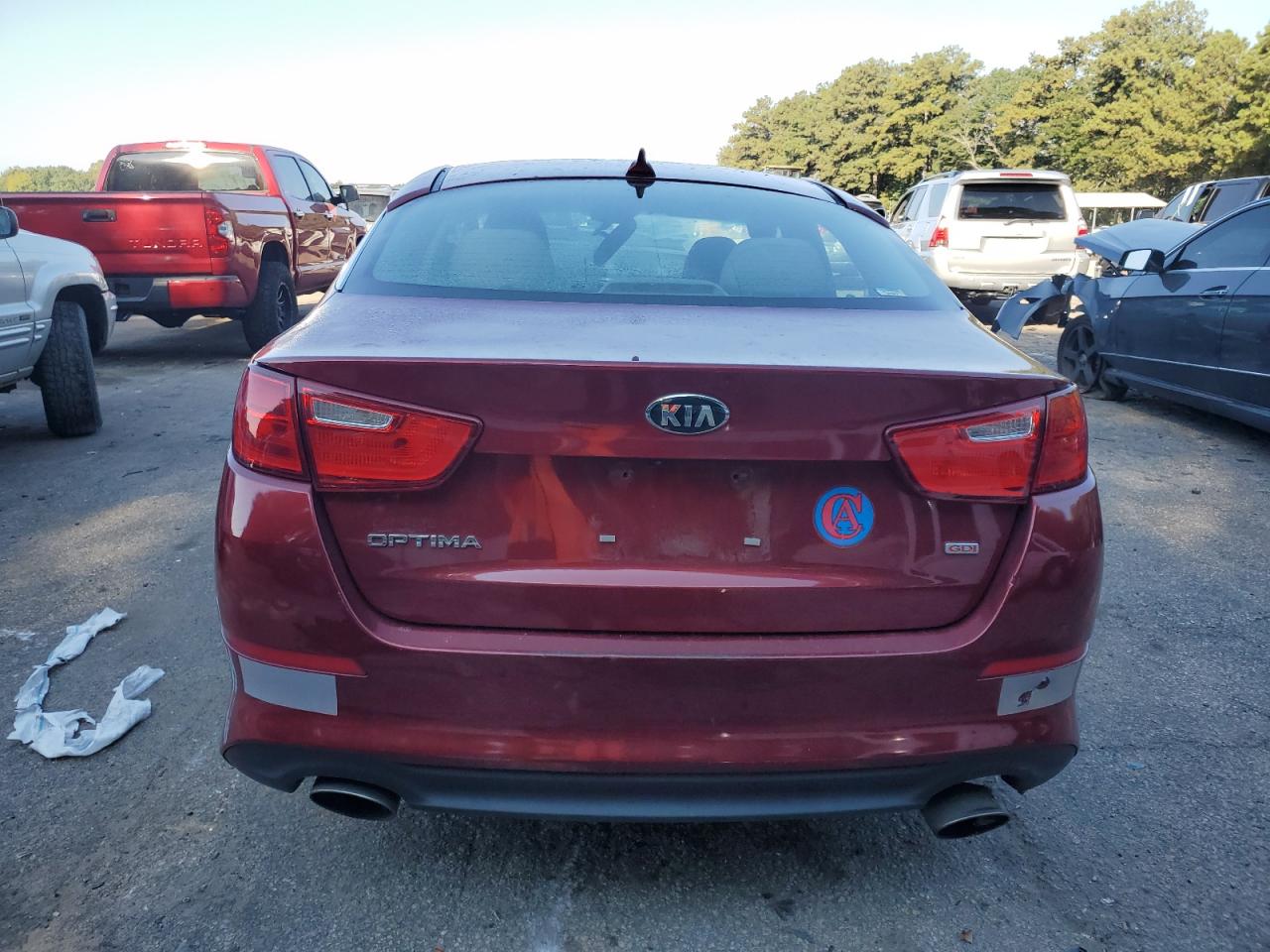2014 Kia Optima Lx VIN: 5XXGM4A70EG319488 Lot: 80457695