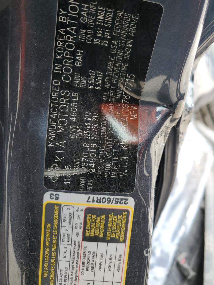 2016 Kia Sportage Lx VIN: KNDPBCAC1G7877715 Lot: 71729575