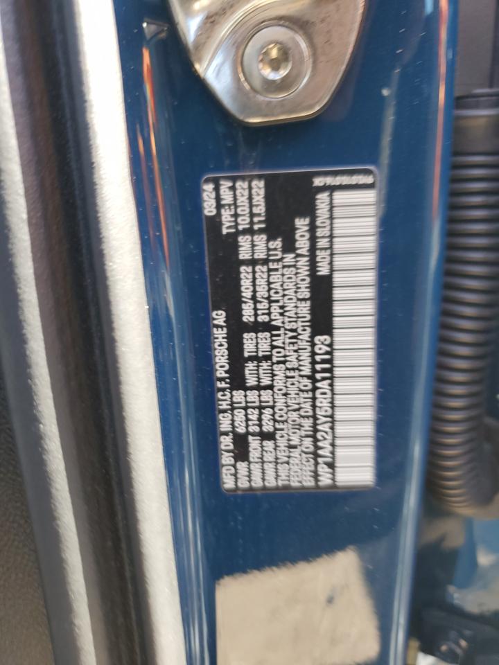 2024 Porsche Cayenne VIN: WP1AA2AY5RDA11193 Lot: 80443085