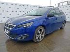 2016 PEUGEOT 308 GT LINE SW HDI BLUE S  for sale at Copart WHITBURN