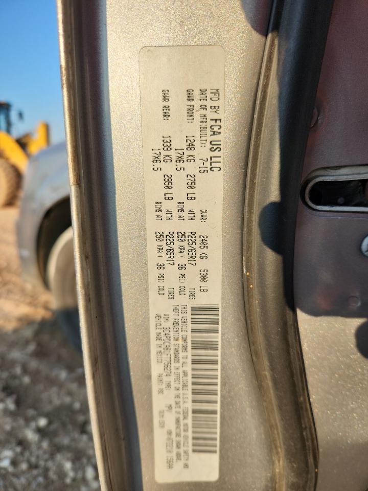 2015 Dodge Journey Se VIN: 3C4PDCAB1FT756274 Lot: 80267955