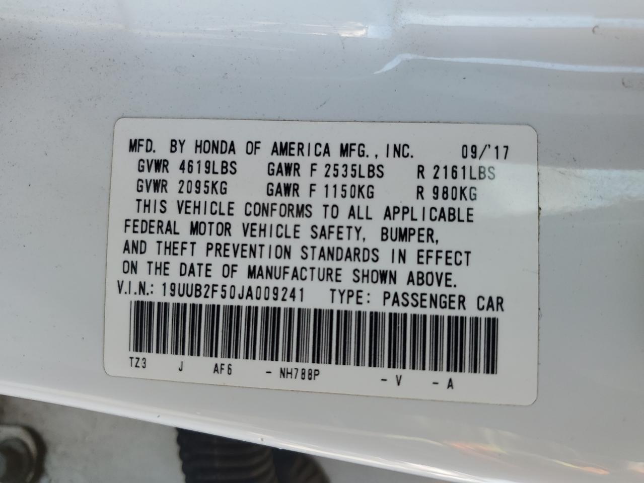 2018 Acura Tlx Tech VIN: 19UUB2F50JA009241 Lot: 71535345