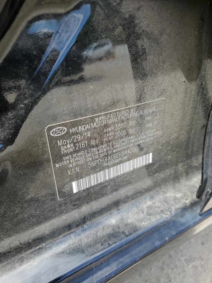 2014 Hyundai Elantra Se VIN: 5NPDH4AE6EH544220 Lot: 81804315