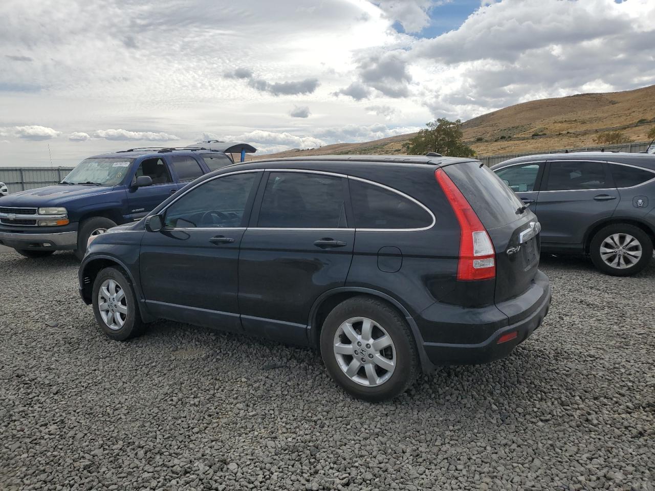 2008 Honda Cr-V Exl black suv gasoline JHLRE48718C041395 photo #3