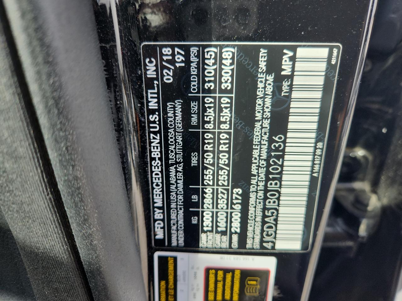 2018 Mercedes-Benz Gle 350 VIN: 4JGDA5JB0JB102136 Lot: 81833925