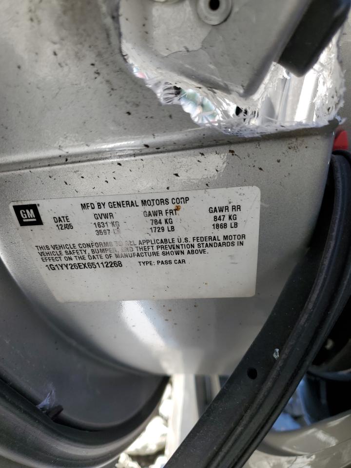 2006 Chevrolet Corvette Z06 VIN: 1G1YY26EX65112268 Lot: 81646275