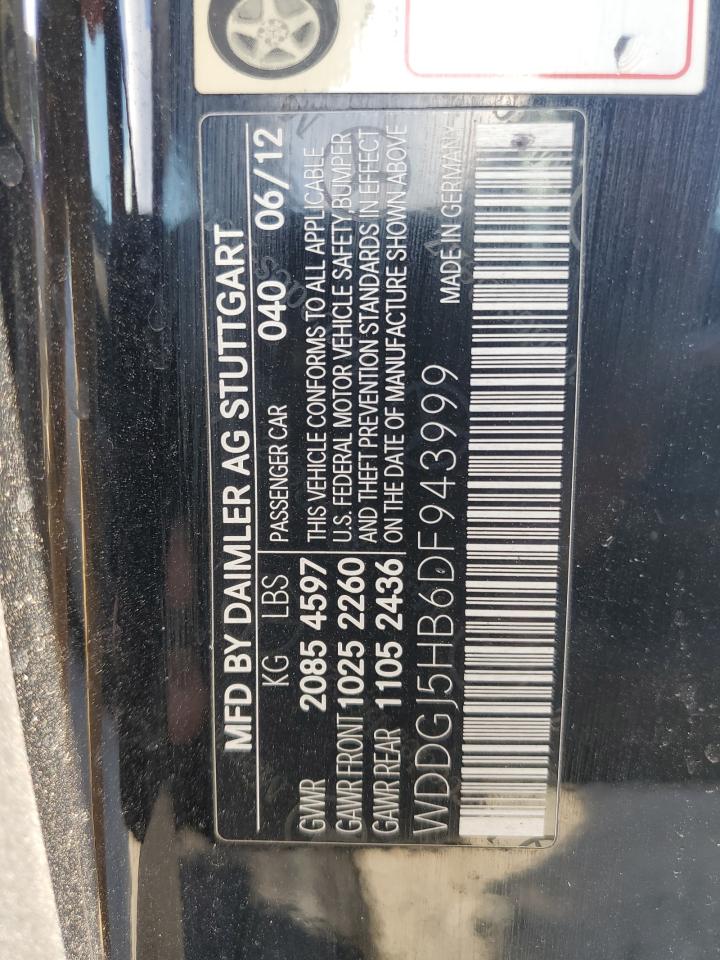 2013 Mercedes-Benz C 350 VIN: WDDGJ5HB6DF943999 Lot: 81544075