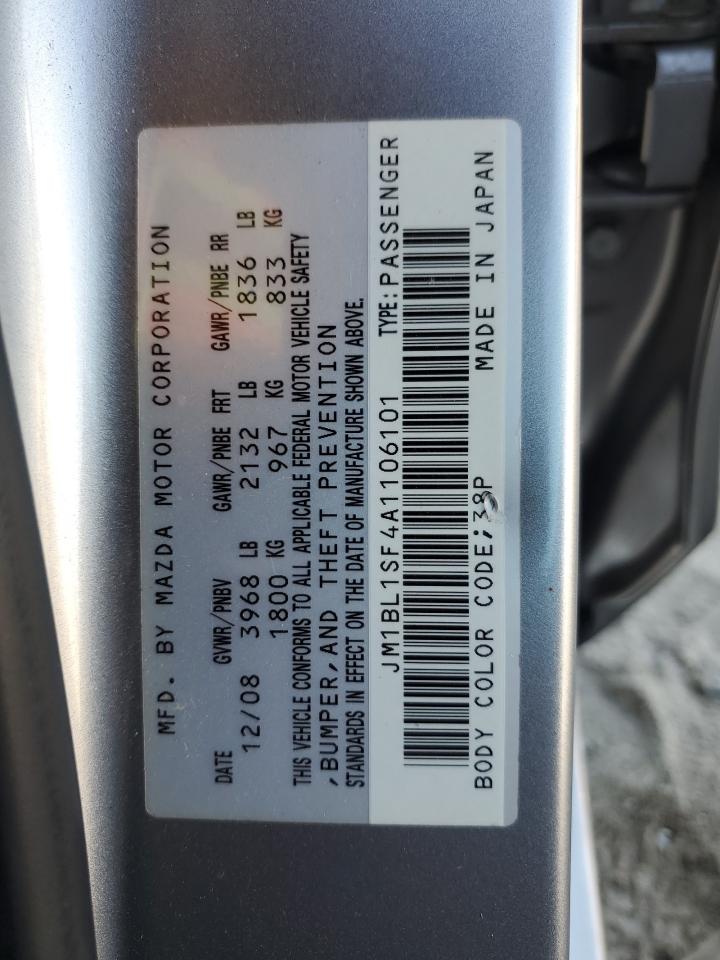 2010 Mazda 3 I VIN: JM1BL1SF4A1106101 Lot: 81817835