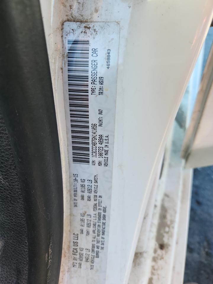 2016 Chrysler 200 Limited VIN: 1C3CCCAB7GN141056 Lot: 81368995