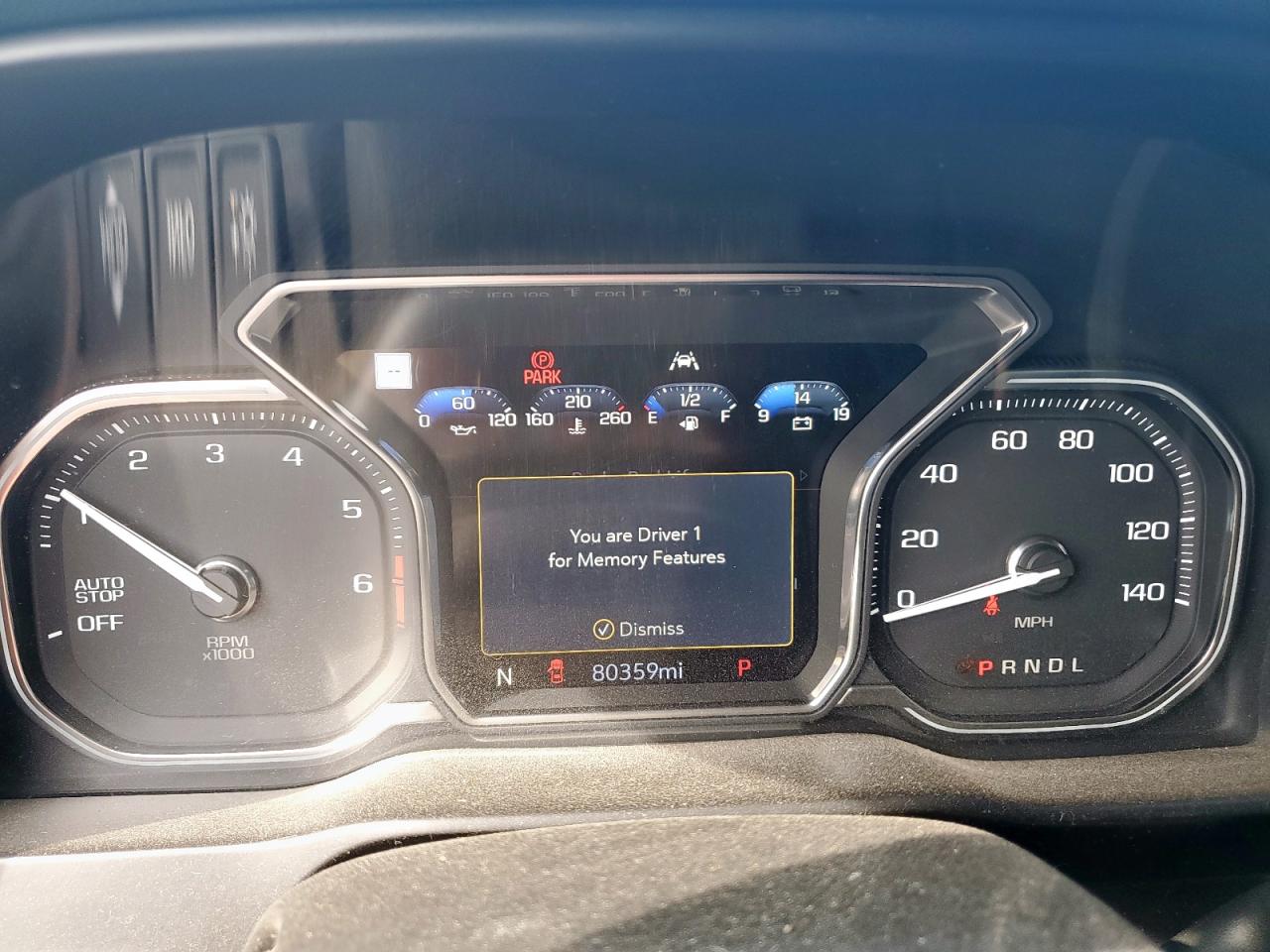 2019 GMC Sierra C1500 Denali VIN: 1GTP8FED9KZ110159 Lot: 81473735