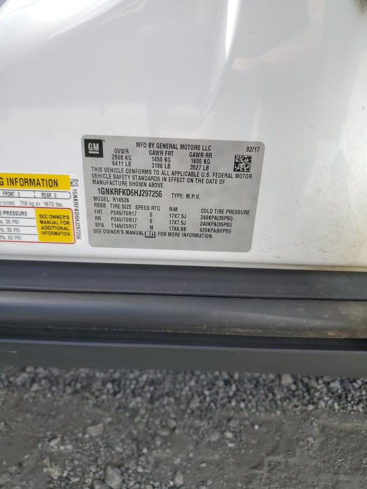 2017 Chevrolet Traverse Ls VIN: 1GNKRFKD6HJ297256 Lot: 84354515