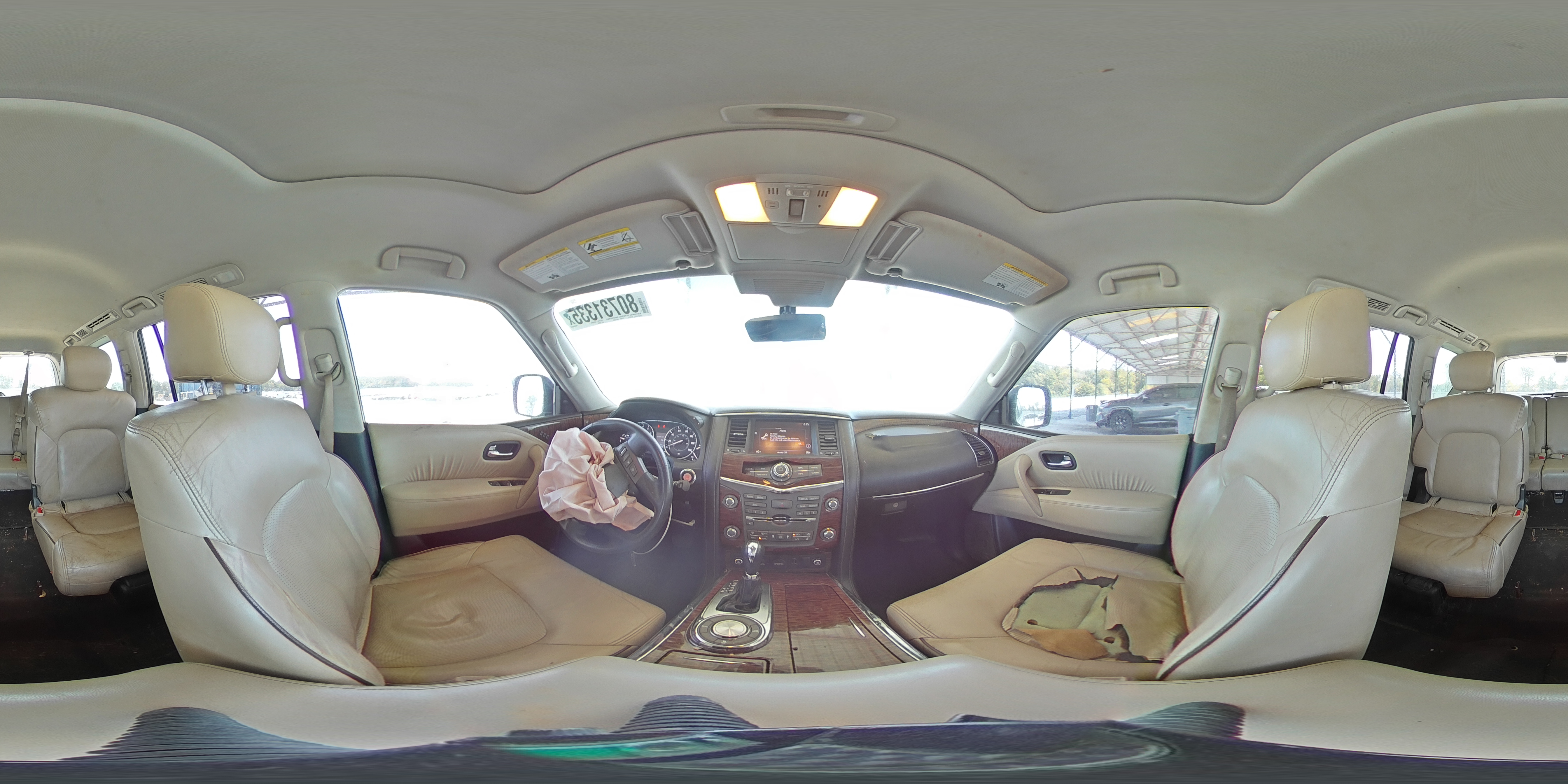 2018 Nissan Armada Platinum VIN: JN8AY2NF5J9332099 Lot: 80731335