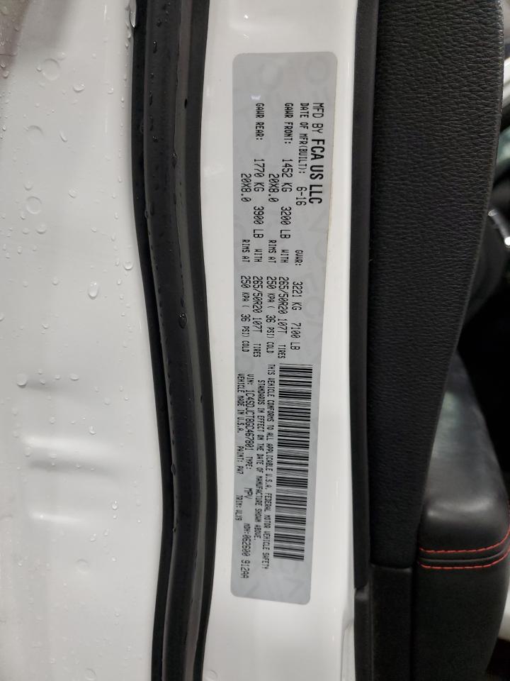 2016 Dodge Durango R/T VIN: 1C4SDJCT8GC467801 Lot: 83797725