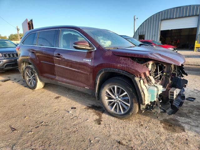  TOYOTA HIGHLANDER 2019 Бордовый
