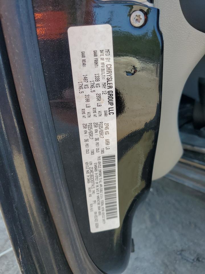 2012 Chrysler Town & Country Touring VIN: 2C4RC1BG3CR377415 Lot: 80439815