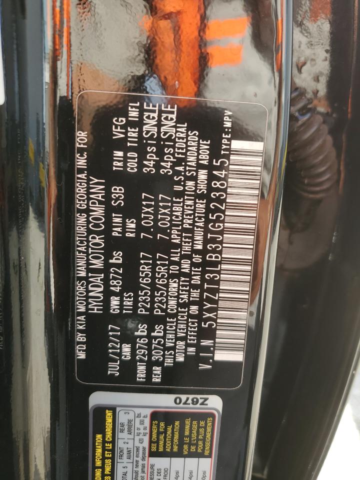 2018 Hyundai Santa Fe Sport VIN: 5XYZT3LB3JG523845 Lot: 69075515