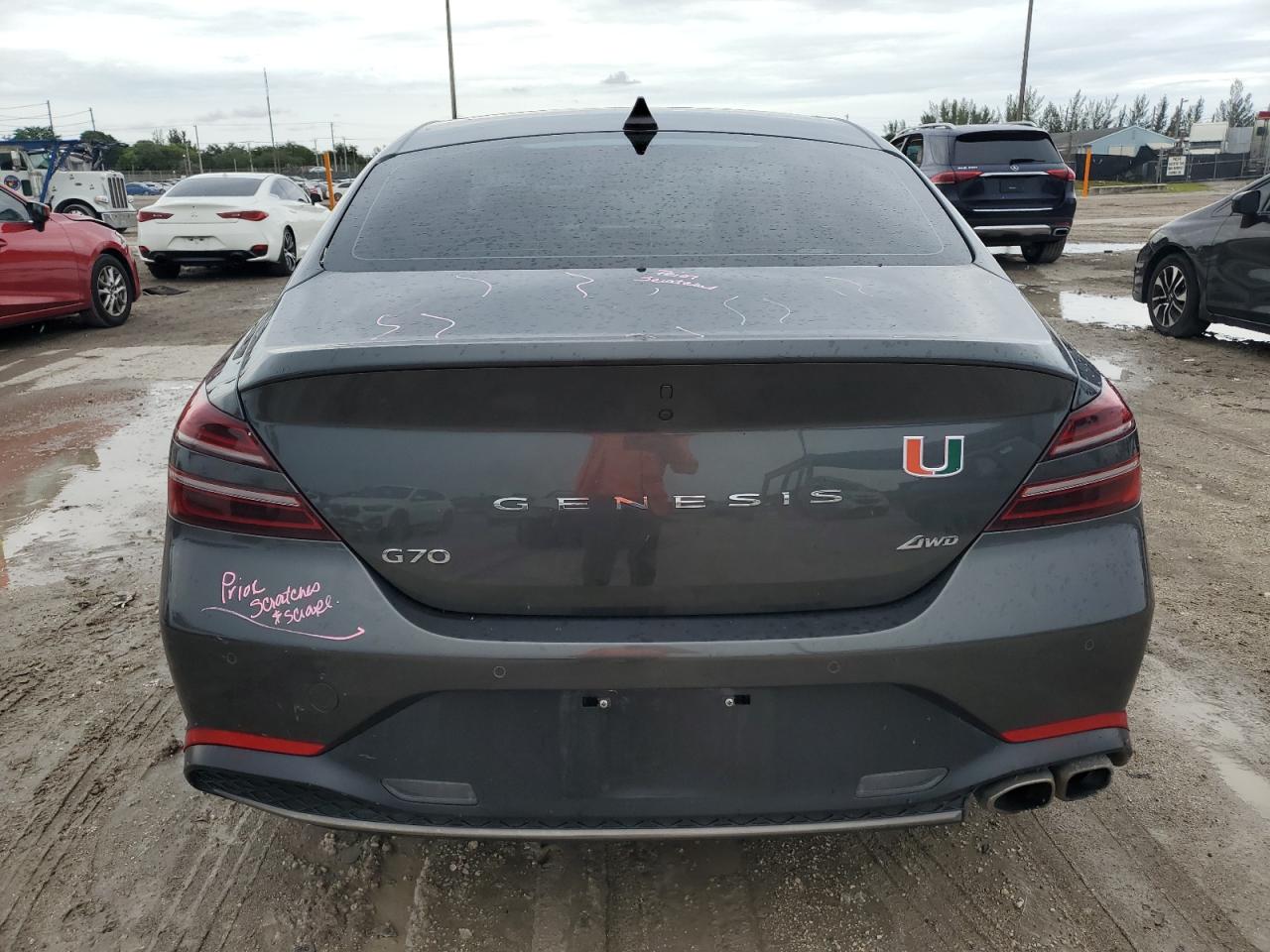 2023 Genesis G70 Base VIN: KMTG34TA6PU114719 Lot: 80807895