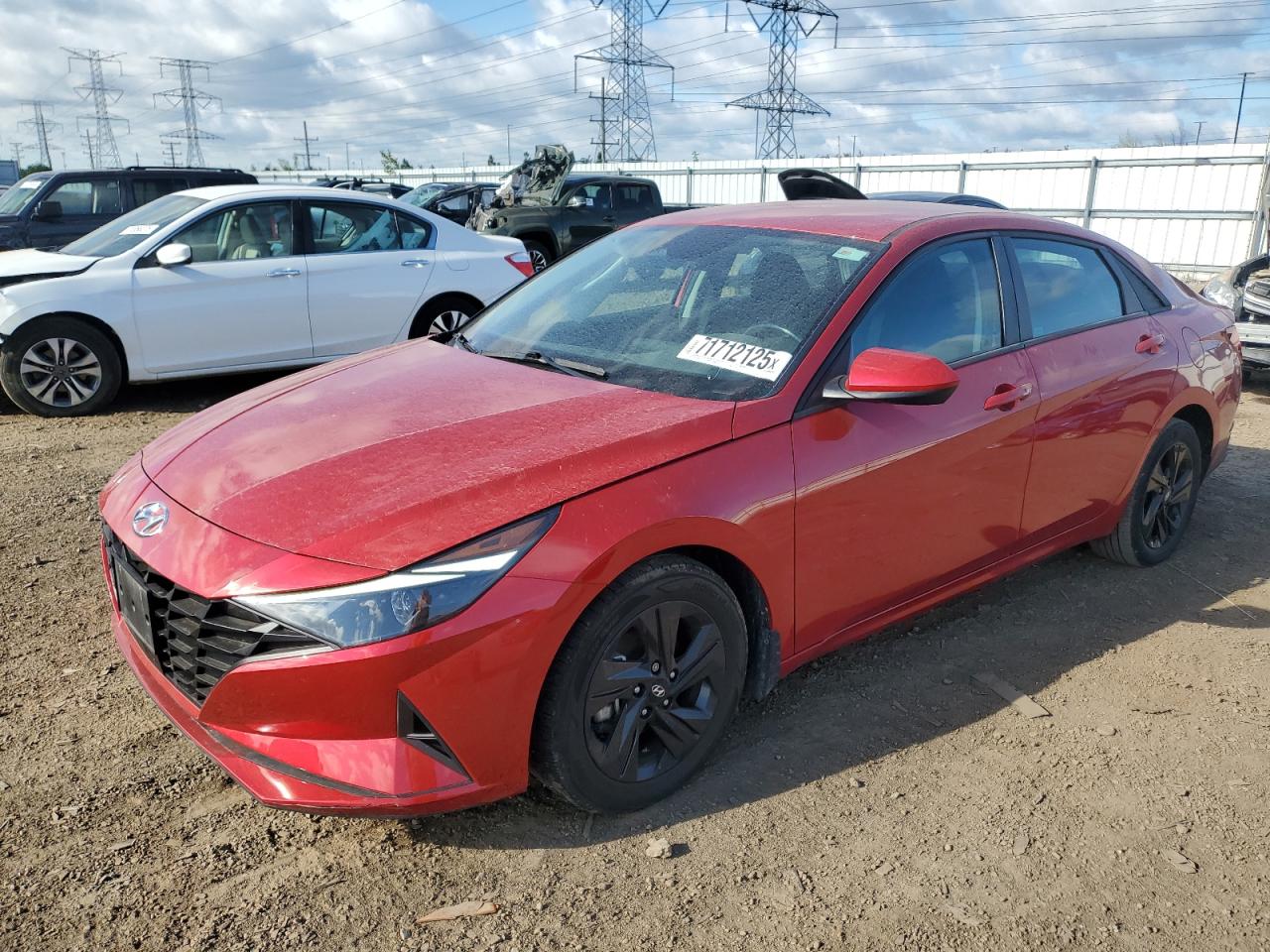 2022 Hyundai Elantra Sel red null gasoline 5NPLS4AGXNH077205 photo #1