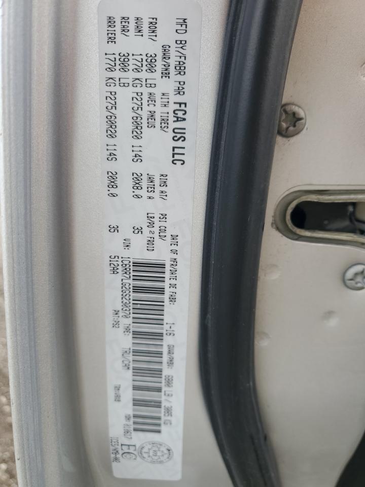 2016 Ram 1500 Slt VIN: 1C6RR7LG2GS230370 Lot: 84252685