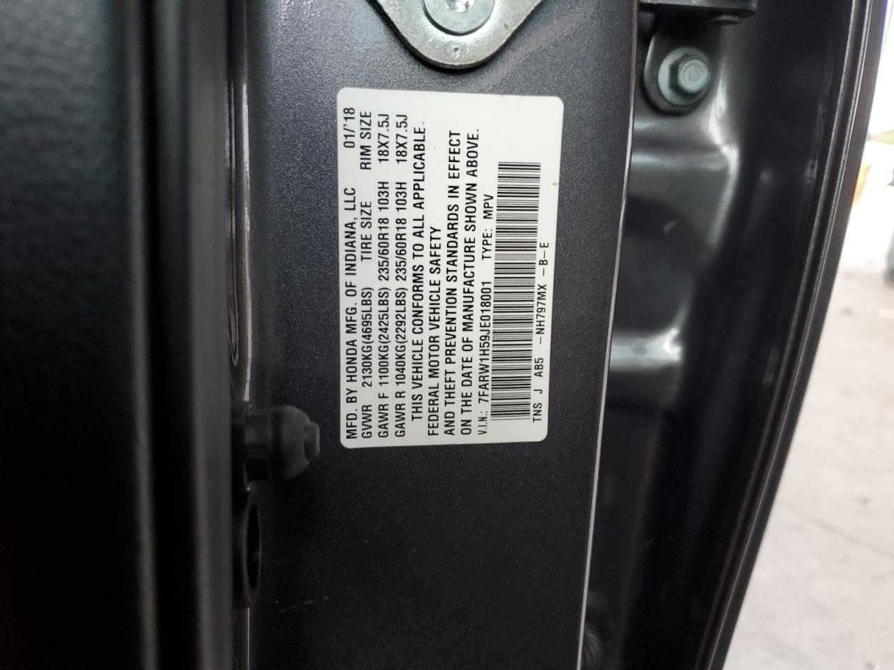 2018 Honda Cr-V Ex VIN: 7FARW1H59JE018001 Lot: 81862655