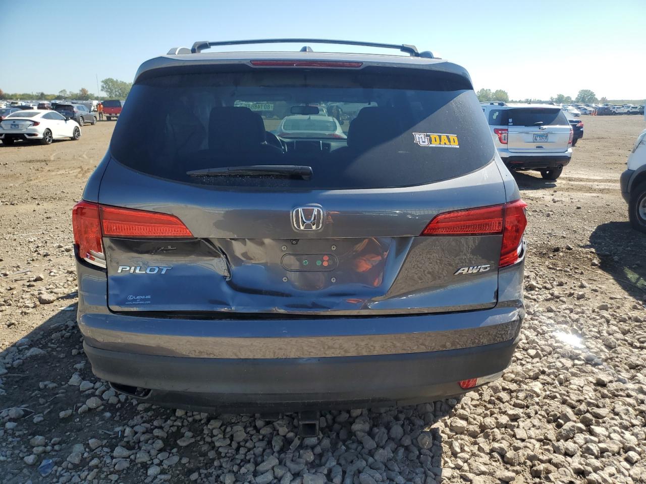 2016 Honda Pilot Exln VIN: 5FNYF6H70GB031394 Lot: 80148645