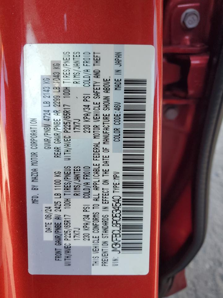 2024 Mazda Cx-5 Preferred VIN: JM3KFBCL8R0534540 Lot: 80117215