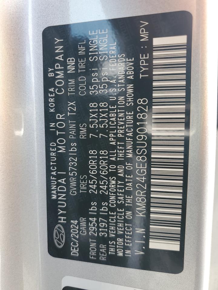 2025 Hyundai Palisade Sel VIN: KM8R24GE8SU901828 Lot: 84585005