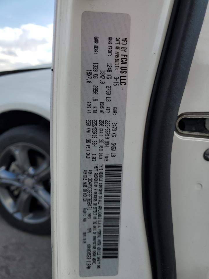 2015 Dodge Journey Crossroad VIN: 3C4PDCGG7FT659471 Lot: 71745325