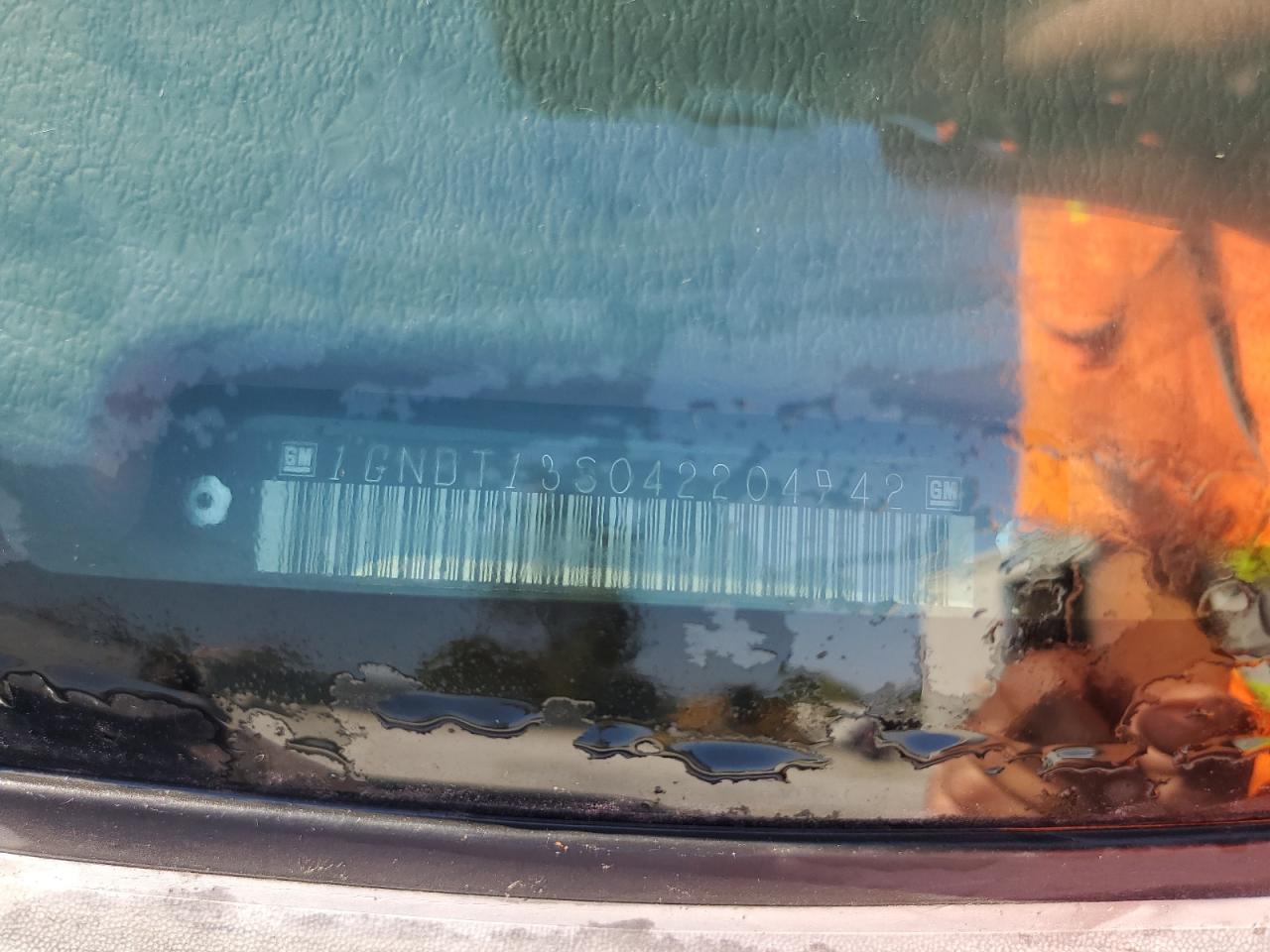 2004 Chevrolet Trailblazer Ls VIN: 1GNDT13S042204942 Lot: 84369345