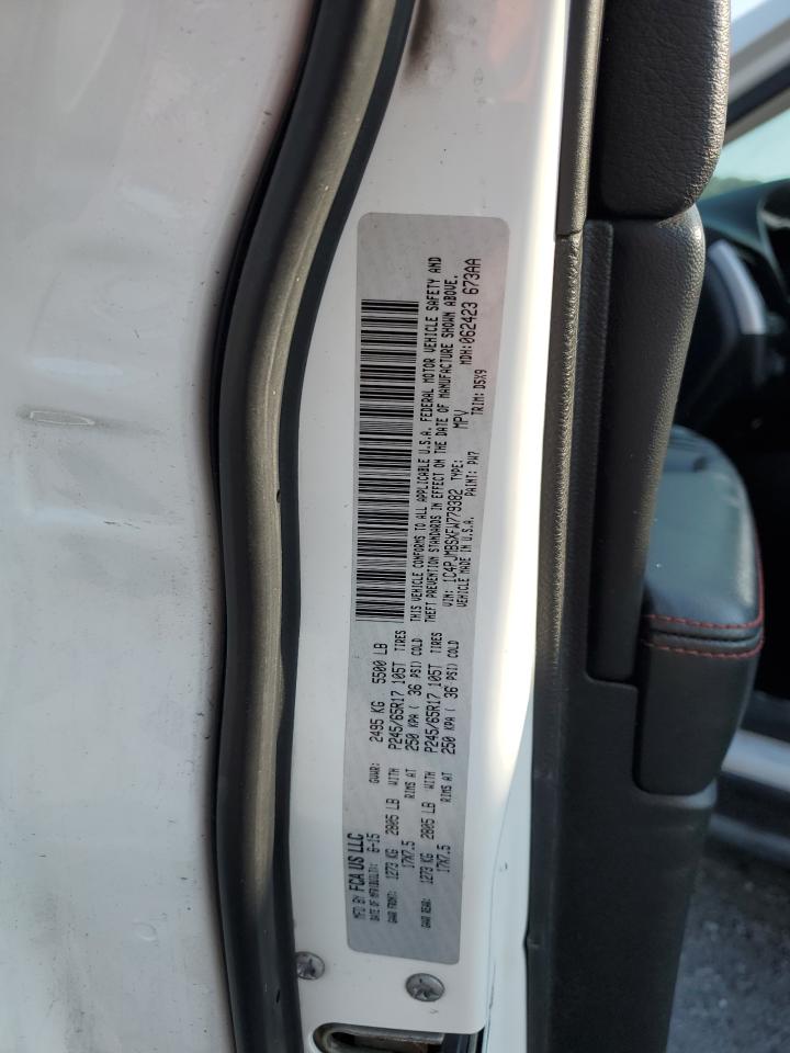 2015 Jeep Cherokee Trailhawk VIN: 1C4PJMBSXFW779382 Lot: 70687755