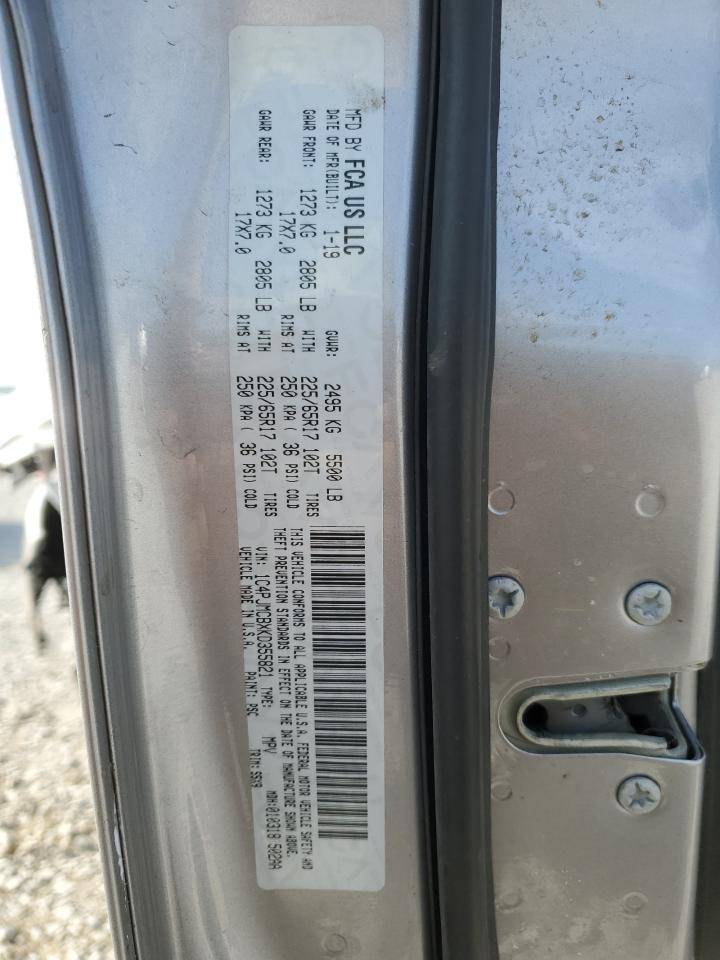 2019 Jeep Cherokee Latitude VIN: 1C4PJMCBXKD355821 Lot: 81010105