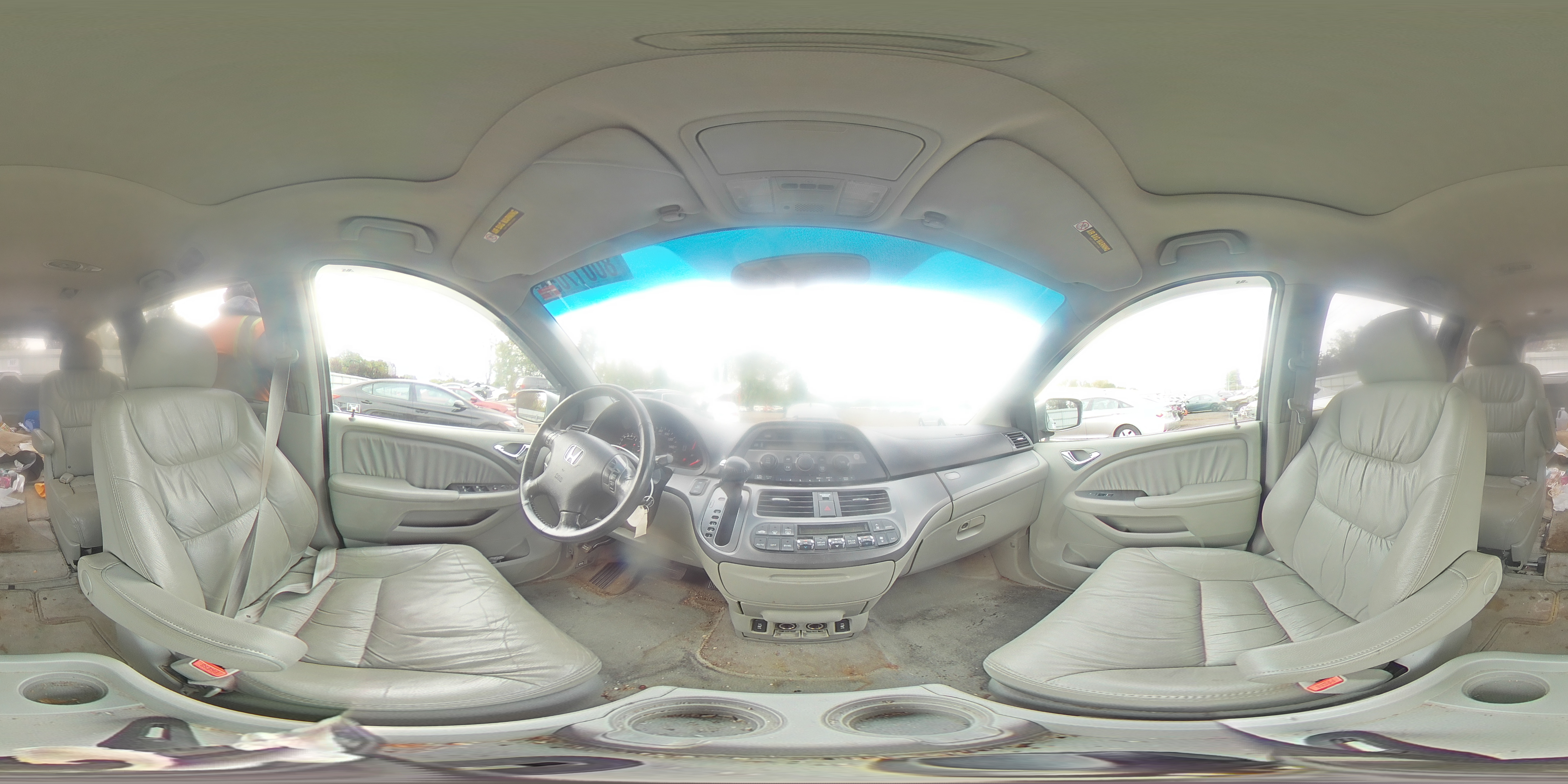 2007 Honda Odyssey Exl VIN: 5FNRL386X7B090374 Lot: 80017055