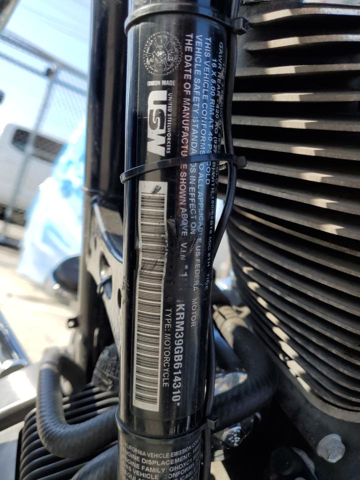 2016 Harley-Davidson Flhxs Street Glide Special VIN: 1HD1KRM39GB614310 Lot: 81810325