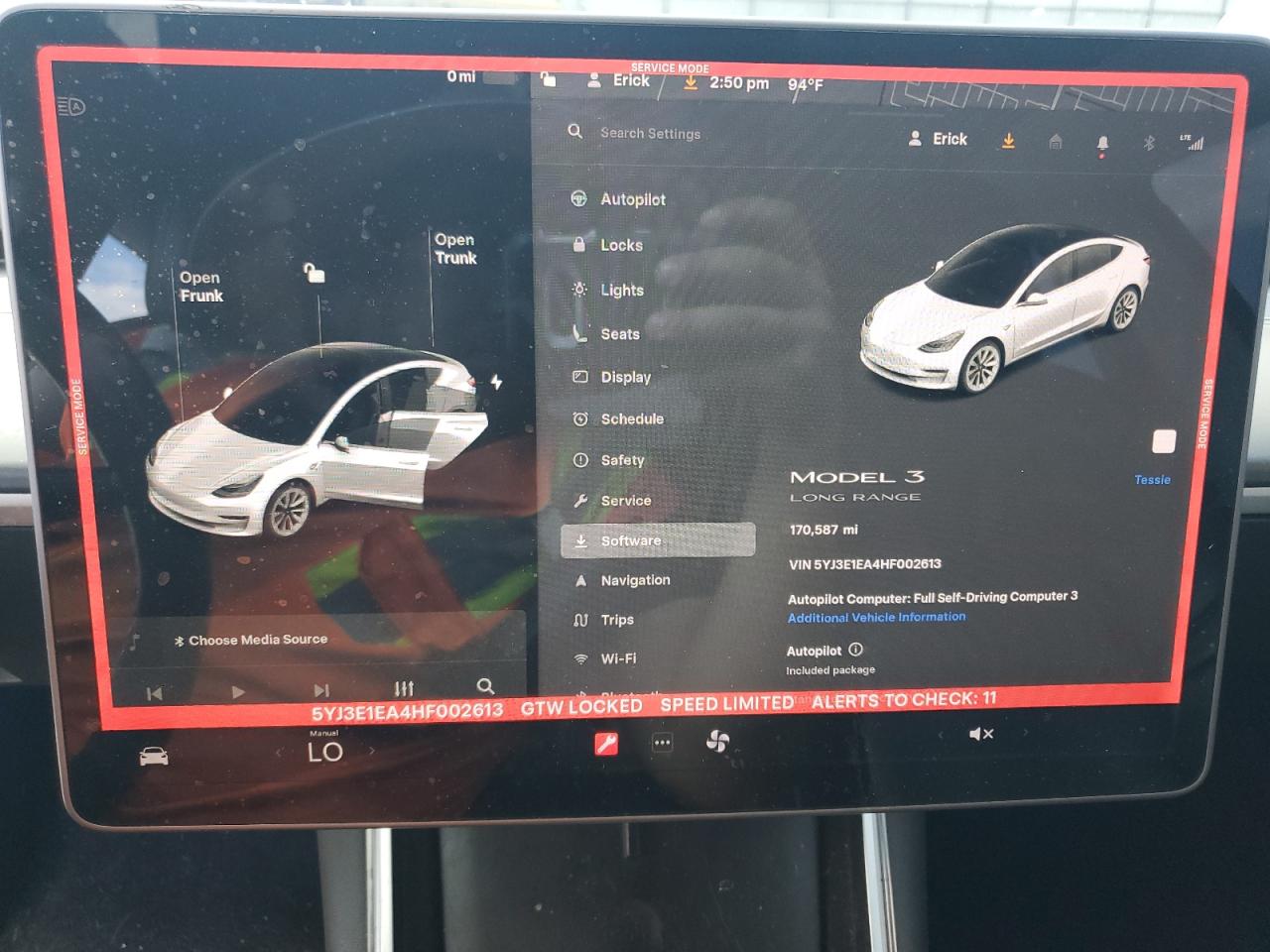 2017 Tesla Model 3 VIN: 5YJ3E1EA4HF002613 Lot: 82074565