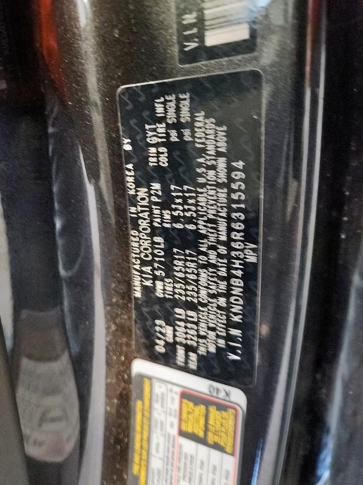 2024 Kia Carnival Lx VIN: KNDNB4H36R6315594 Lot: 71839865