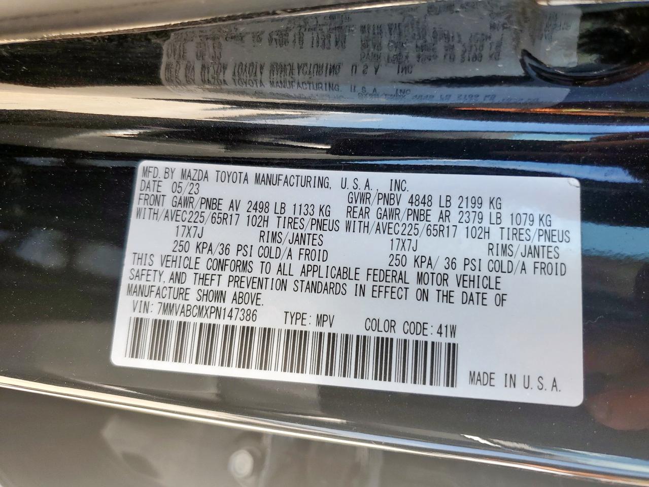 2023 Mazda Cx-50 Preferred Plus VIN: 7MMVABCMXPN147386 Lot: 80927635