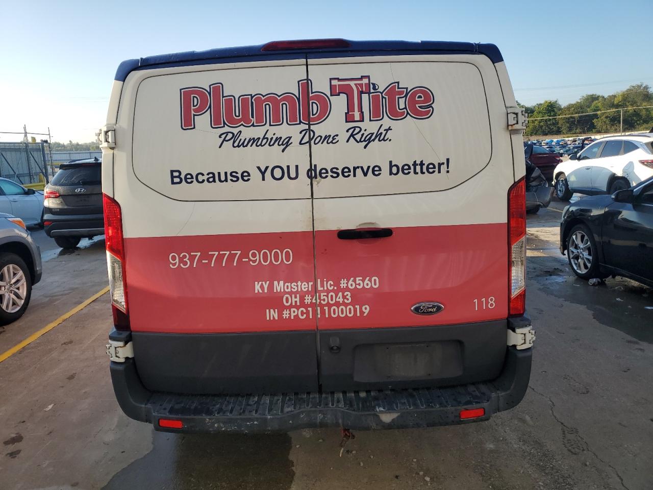 2016 Ford Transit T-250 VIN: 1FTYR1ZM7GKA22886 Lot: 81649855