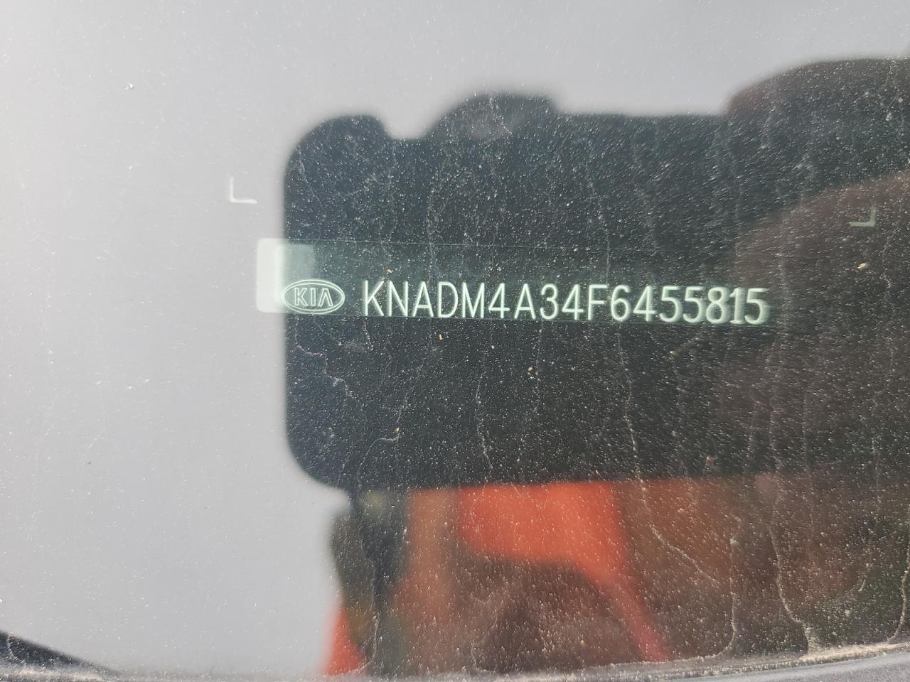 2015 Kia Rio Lx VIN: KNADM4A34F6455815 Lot: 83925305