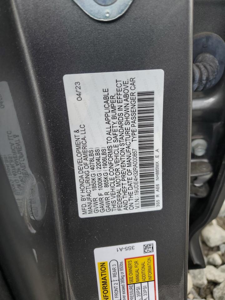 2024 Acura Integra A-Spec VIN: 19UDE4H32RA000857 Lot: 82151795