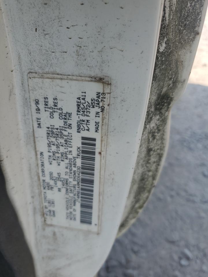 JT4RN81AXM0064230 1991 Toyota Pickup 1/2 Ton Short Wheelbase