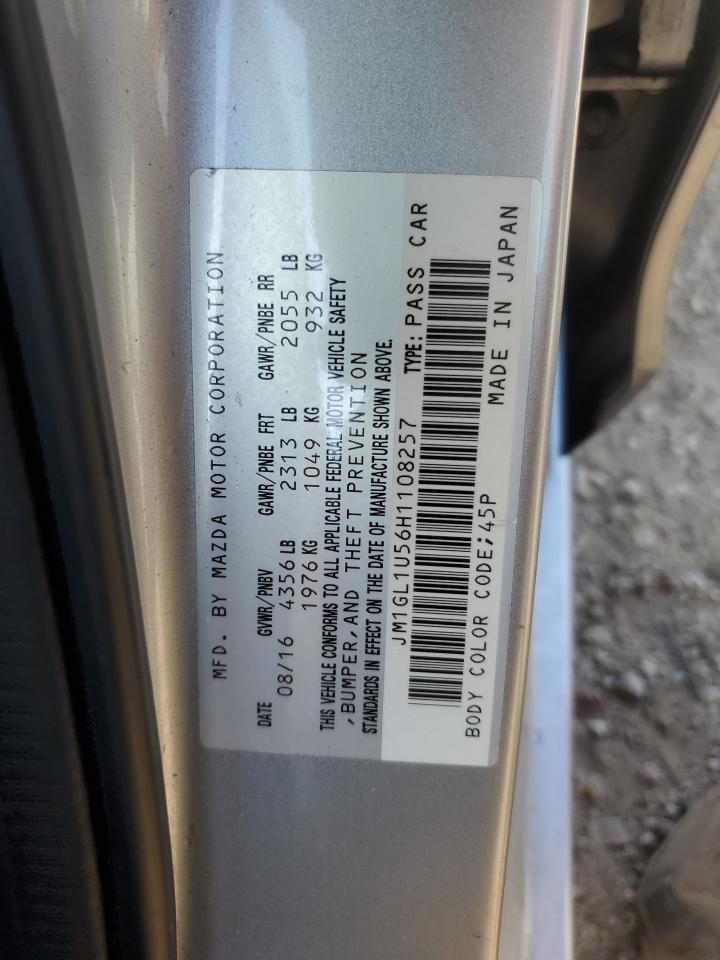 2017 Mazda 6 Sport VIN: JM1GL1U56H1108257 Lot: 81733395