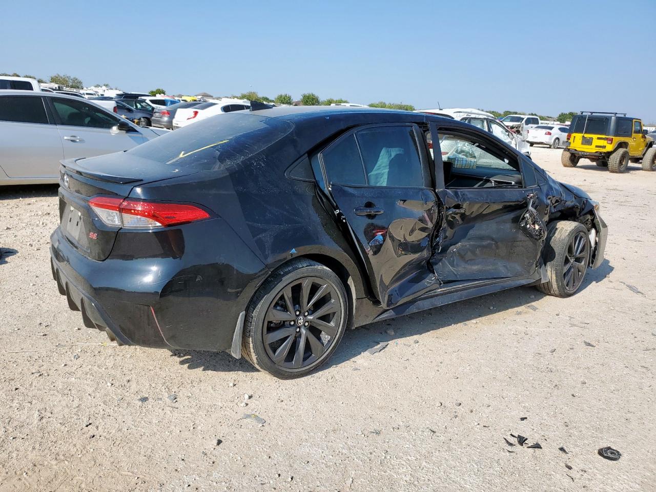 2023 Toyota Corolla Se black null gasoline 5YFS4MCE4PP157767 photo #4