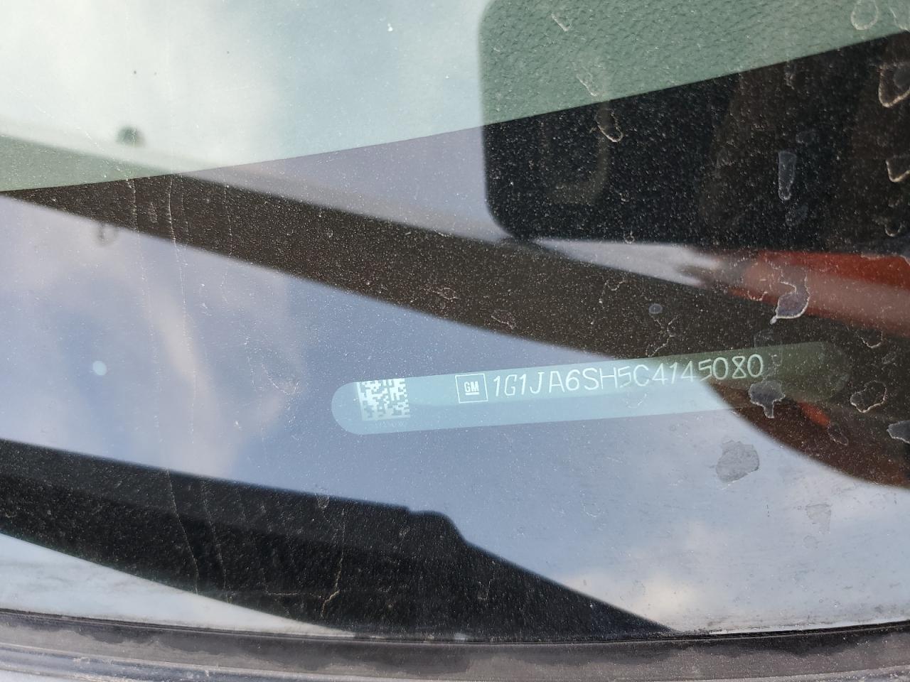 2012 Chevrolet Sonic Ls VIN: 1G1JA6SH5C4145080 Lot: 80569285