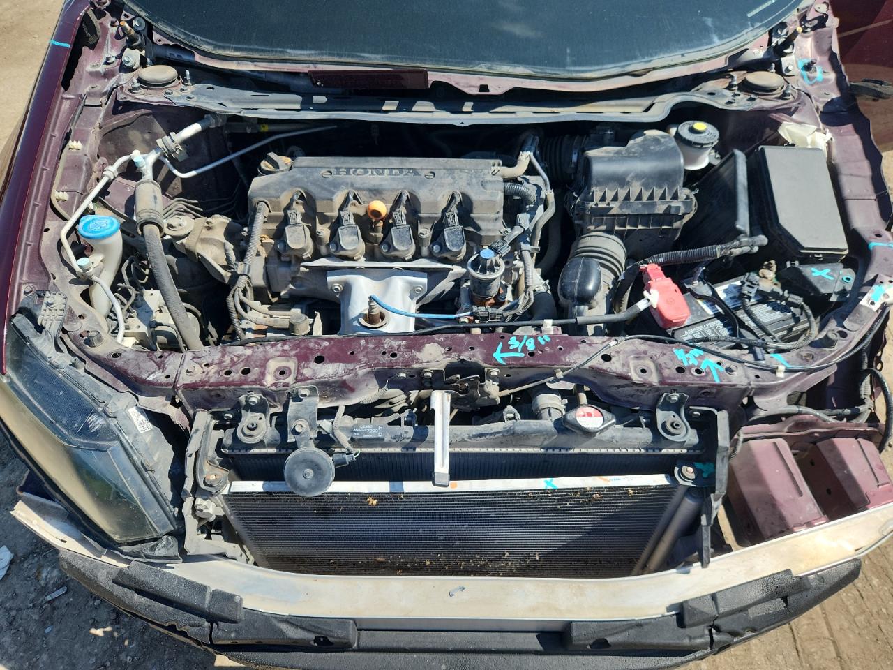 2013 Honda Civic Ex VIN: 2HGFB2F8XDH538639 Lot: 80489675