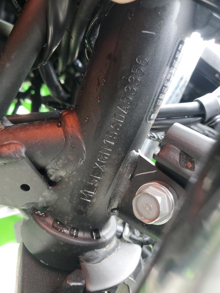 2025 Kawasaki Ex500 H VIN: ML5EXGH15SDA53356 Lot: 81806295