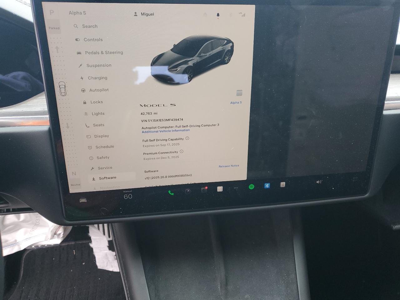 2021 Tesla Model S VIN: 5YJSA1E53MF439474 Lot: 80058985