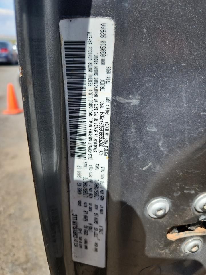 2009 Dodge Ram 2500 VIN: 3D7KS28L69G542974 Lot: 80329485