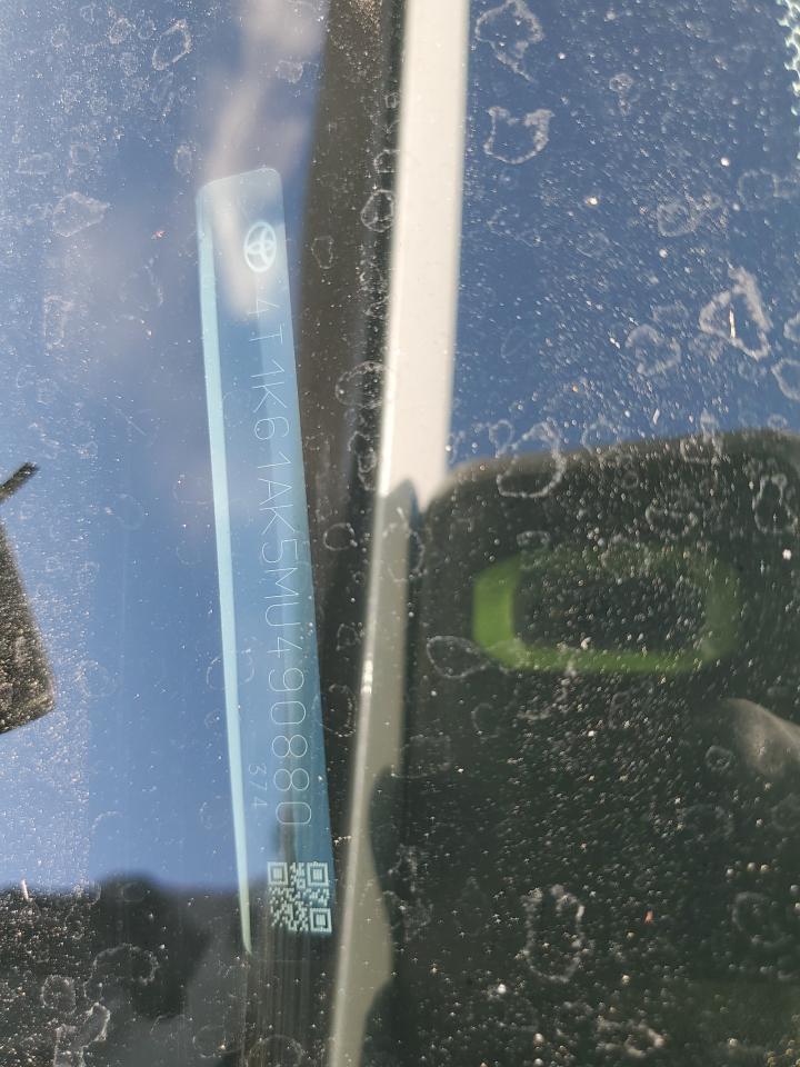 2021 Toyota Camry Xse VIN: 4T1K61AK5MU490880 Lot: 84272745