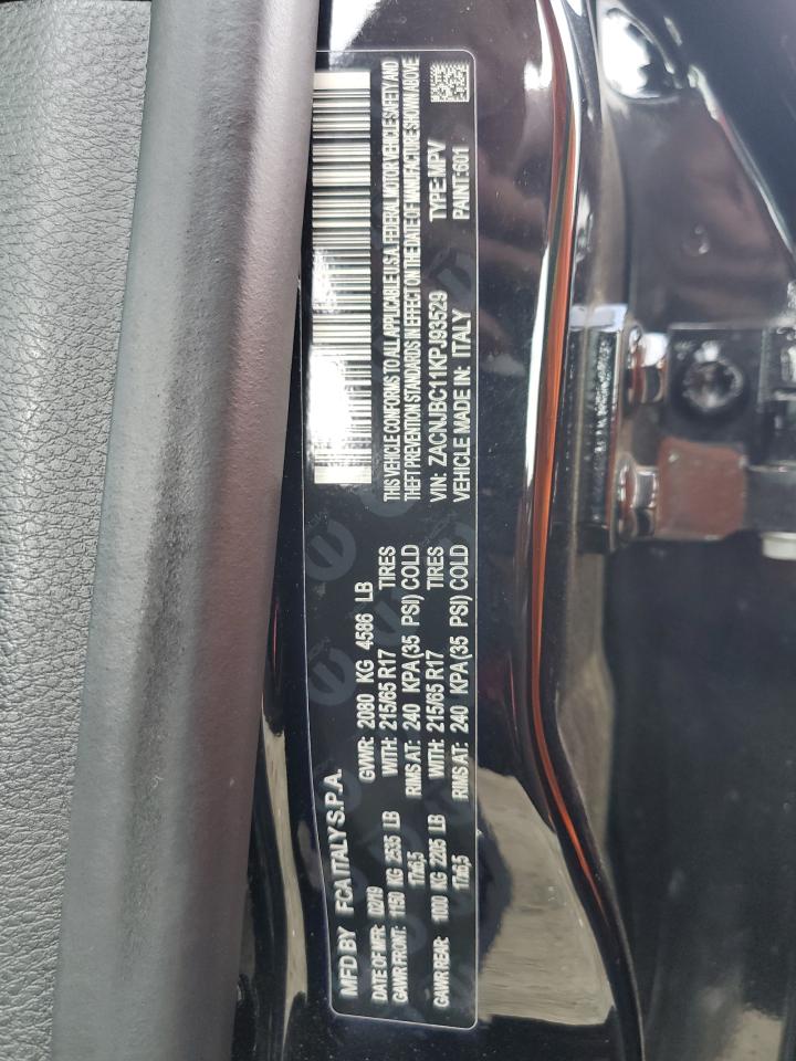 2019 Jeep Renegade Trailhawk VIN: ZACNJBC11KPJ93529 Lot: 82039335